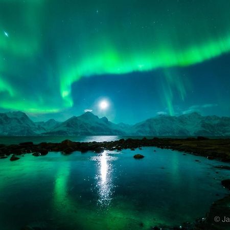 Lyngenfjord,Odins Hus Appartement Olderdalen Buitenkant foto