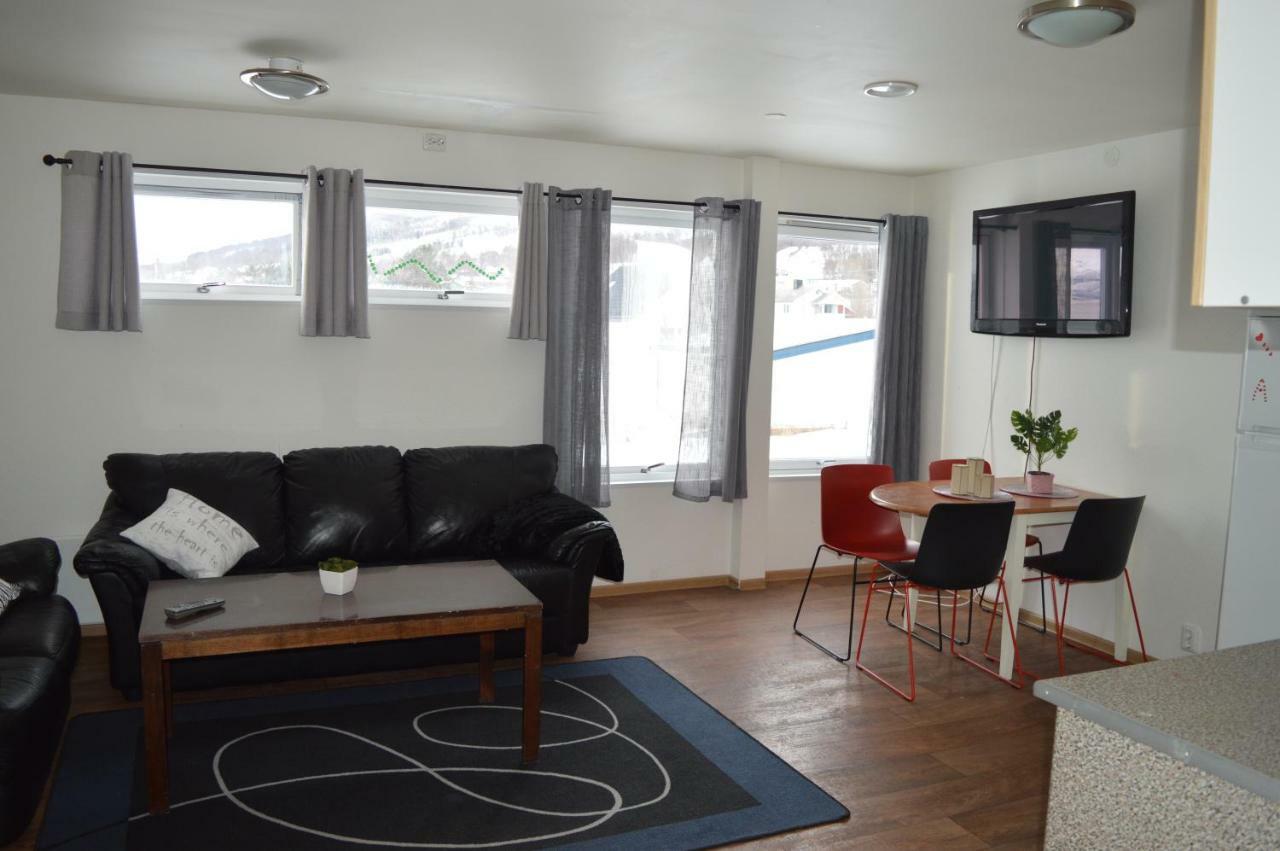 Lyngenfjord,Odins Hus Appartement Olderdalen Buitenkant foto